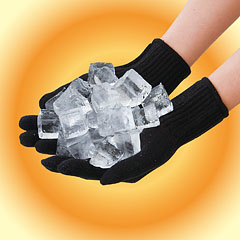 寒さに負けず!暖か保温手袋(4組セット)