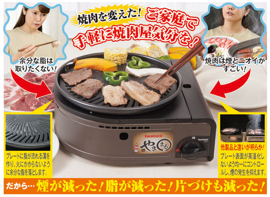 スモークレス焼肉グリル2プレート 日本文化センター公式通販サイト